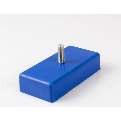 Magna-C Gummiertes Magnetsystem 125x61x28mm mit Gewindezapfen (1/3)