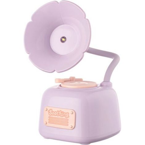 Lampe Bureau Gramophone - 0,05 W - Réglage Continu Intensité Lumineuse - Veilleuse Musicale Rechargeable - 1 Pièce (1/3)
