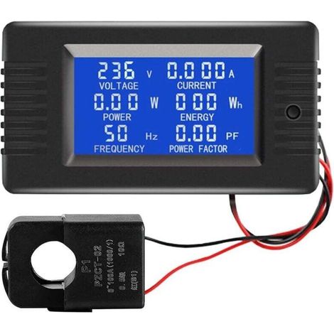 LCD digital multimeter with separate current transformer, 80-260V 100A, multifunctional. (1/4)