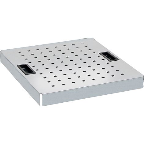 Entrada de chapa perforada ciega para armarios ambientales pequeños 500 mm - 7560510