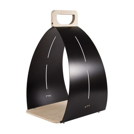 Panier à bûches KELO - Noir (1/2)