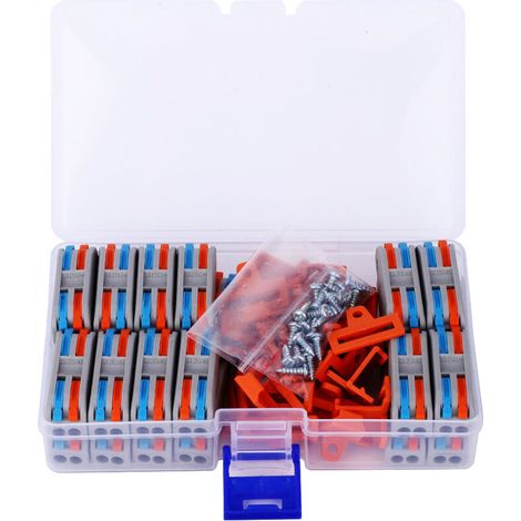 [NEVER USED] PCT 1128AWG Compact Wiring Connector PCT-2-2 48 pieces 2-position 1128AWG conductor with support screw,