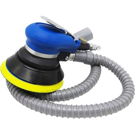 Meuleuse pneumatique Ponceuse à air sous vide ponceuse pneumatique autoaspirateur ponceuse orbitale à paume meuleuse polisseuse ponceuse outil 6 '', 6 pouces (1/5)