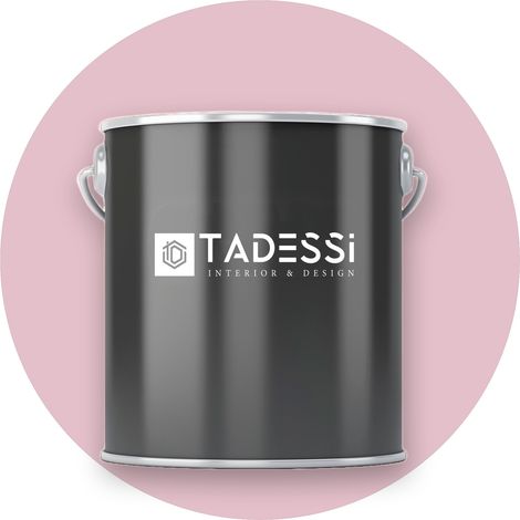 TADESSI Wall Select Wandfarbe Rosa - Zartrosa - abwaschbare Innenfarbe matt - Dispersionsfarbe - Geruchsarm und Lösemittelfrei (1/5)