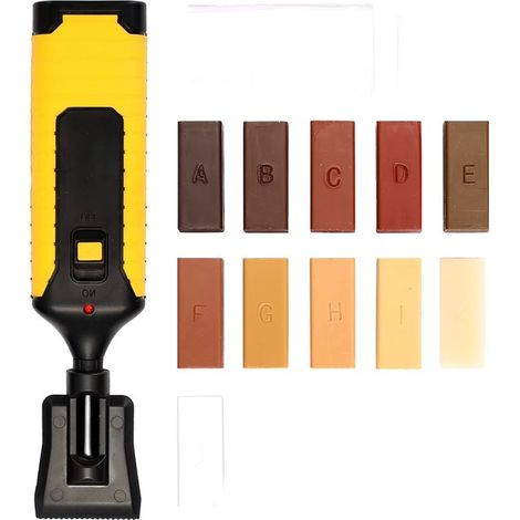 Kit de réparation pour sol stratifié – 19 pièces – Convient bois, parquet, stratifié – Entretien (1/5)