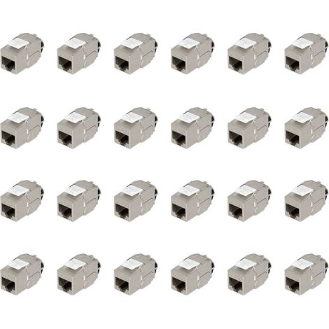 LOGILINK CAT.6A Keystone NK40640, blindé, 24 pièces. (1/5)