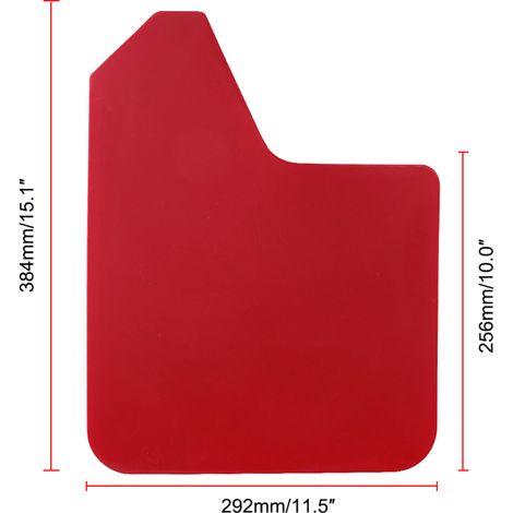 Bavettes garde-boue universelles MF12 BAS BLK pour voiture, avec vis (1/4)