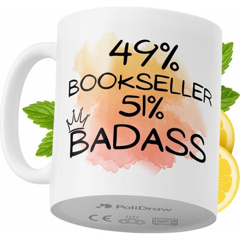 Lustige Kaffeetasse mit witzigem Textdesign für Buchhändler – ideal für Geburtstage, Namenstage und Feiertage. Hochwertige Tasse für besondere Anlässe, ob im Büro oder zu Hause. Farbe: Weiß, 330 ml.