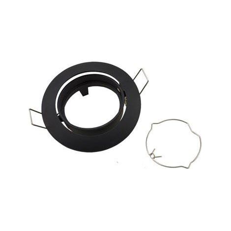 Ojo de buey aro basculante Negro (1/2)