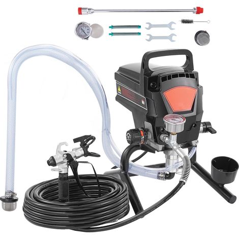 Pulvérisateur de peinture, sur pied, 950 W, 3000 PSI, pour murs, plafonds, bois et métal, pulvérisation fine, usage polyvalent (1/5)