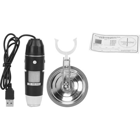 Microscope numérique USB pour soudure électronique, loupe avec éclairage LED réglable et finition anti-reflets (1/5)