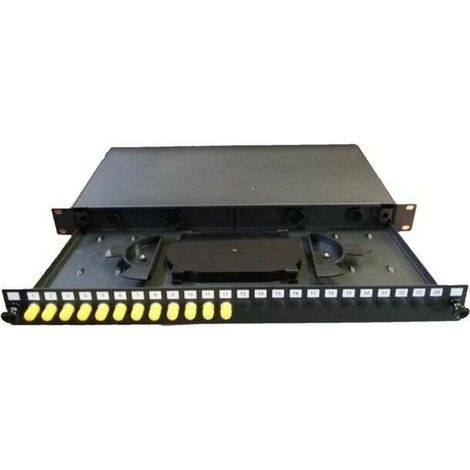 Bluelan ALLOPTTOSM12ST-1 Tiroir optique 24 ports ST équipé 12 traversées