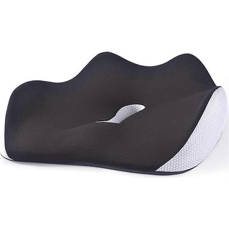 Coussins pour chaise d'ordinateur, coussins noirs-- (1/5)