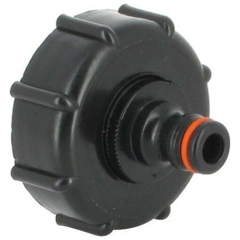Raccord cuve eau S60X6 Filetage femelle S60X6 Embout mâle jardin Ø 16 mm Compatible cuve 1000L pour arrosage 1/2" (1/5)