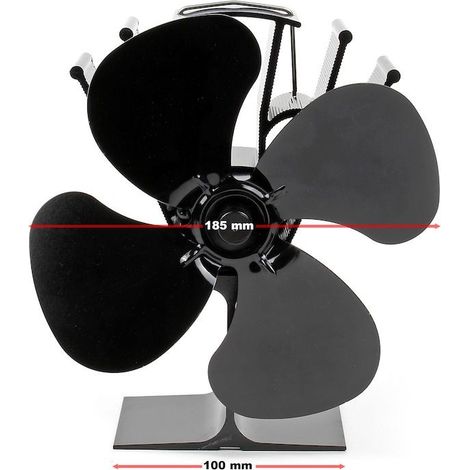 Ventilateur pour Poêle à Bois. 4 Pales 19 cm de hauteur. (1/5)