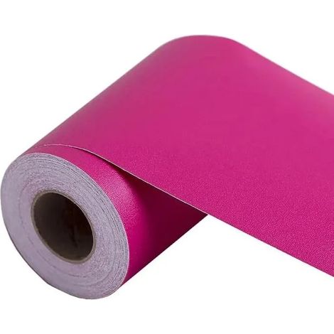 Frises autocollantes décoratives, bordure de papier peint adhésive pour cuisine, salle de bains, chambre. Rouge, - Rouge 5cm X 500cm (1/5)