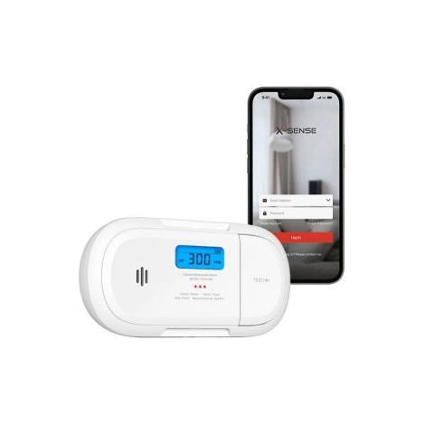 Rilevatore di CO autonomo X-Sense WiFi APP