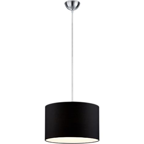 Suspension hotel 1xe27 abat jour noir 40 cm trio lighting (1/3)