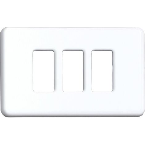 2PZ COPRINTERRUTTORE PLASTICA MINUMET MISURA C BIANCO (1/2)
