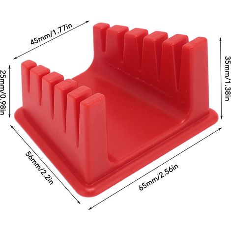 Ortviai Pince à câbles pour station de soudage en ABS – fixation magnétique, compatible fils épais et fins, rouge (1/4)