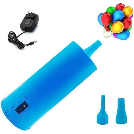 Elektrische Ballonpumpe für Partys, Neujahr, Frühlingsfest - Automatische Luftpumpe, schnelles Aufblasen, ideal für Partydekorationen, 110V US.