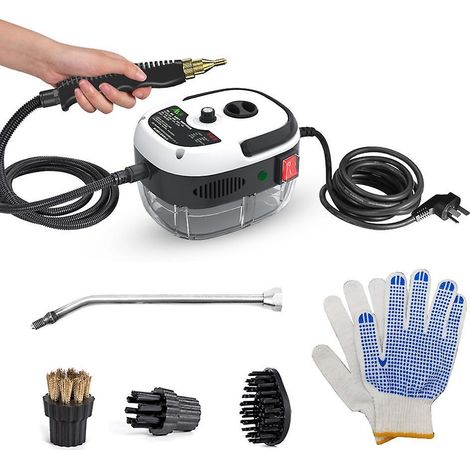 2500-W-tragbarer Handdampfreiniger mit Hochtemperatur-Dampfreinigungsgerät und Bürste