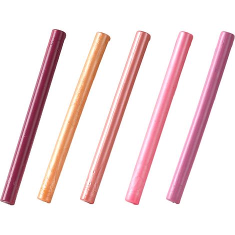 Bâtonnets de Cire à Sceaux - 5 Pièces - Compatible avec Pistole à Cire - Pour Sceaux sur Enveloppes Cartes et Emballages Cadeaux (1/5)