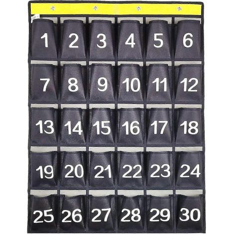 Organiseur mural pour téléphone portable et calculatrice Dhrs, idéal pour les salles de classe. (1/5)