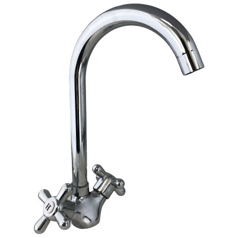 Robinet de cuisine ou de salle de bains rétro de style vintage (1/3)
