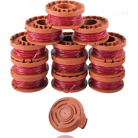 WA0010 Lot de 13 bobines pour tondeuse Worx WG180 WG163 (1/5)
