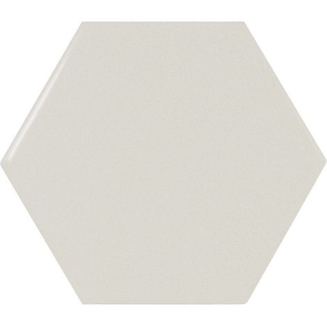 Carrelage mur hexagonal uni vert menthe 12,4x10,7 cm SCALE HEXAGONE MINT (vendu par boite de 0,61m2)