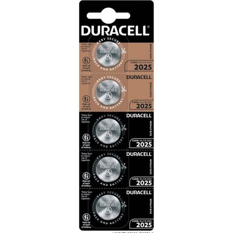 DURACELL BATTERY LITHIUM DL2025 BL5 (5000394132146)