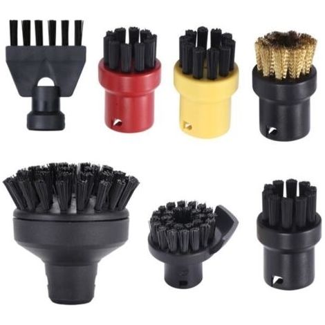 TêTe de Brosse Plate pour Karcher SC1 SC2 SC3 SC4 Grande Brosse de Nettoyage Ronde pour Balayeuse à Vapeur ACCESSOIRE D’ASPIRATEUR