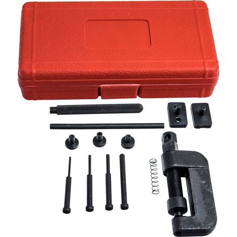 Chain Breaker Riveting Tool Cutter Cam Drive Motorcycle Link Separator 13pcs (1/5)