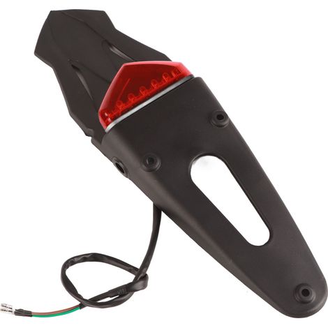 Motorrad-Rücklicht/Bremsleuchte mit 12 LEDs, passend für Suzuki KL250, RMZ250, DRZ50 und DRZ125, Rot (1/5)