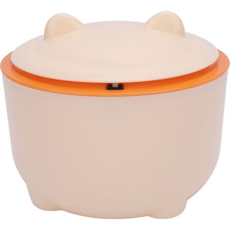 Luocute Poubelle de Caca de Chat Peut, Poubelle de Litière pour Chats avec Couvercle, Matériau PP, Déchets Multifonctionnels de Poubelle de Poubelle, Conception de Sauvegarde pour Chat, (1/5)