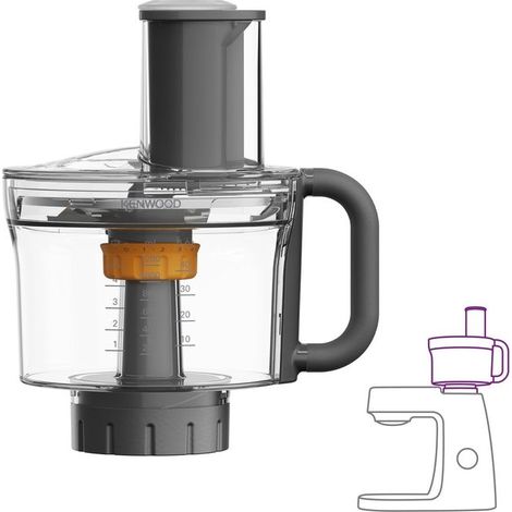 Kenwood KAH65.000PL Accessorio Mixer Nero Trasparente