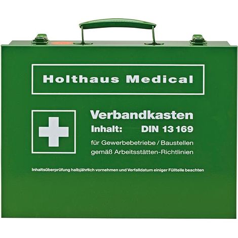 Verbandkasten Nr.63169, DIN 13169-E, grün (1/2)