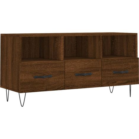 Maison Exclusive - TV-Schrank Braun Eichen-Optik 102x36x50 cm Hol