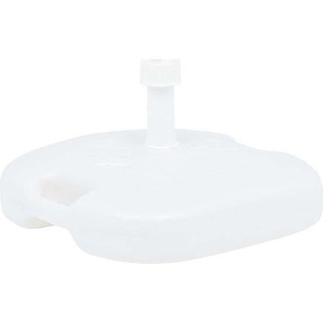 BASE PER OMBRELLONE 44x44x12h cm - Colore Bianco (1/5)