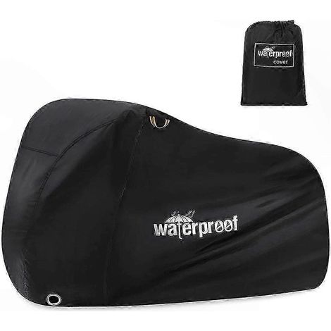 Wasserdichte 210T Fahrradabdeckung, Schutz im Freien vor Regen, Sonne, UV-Strahlung und Staub, für 1 bis 2 Fahrräder, robuste und langlebige Abdeckung. (1/5)