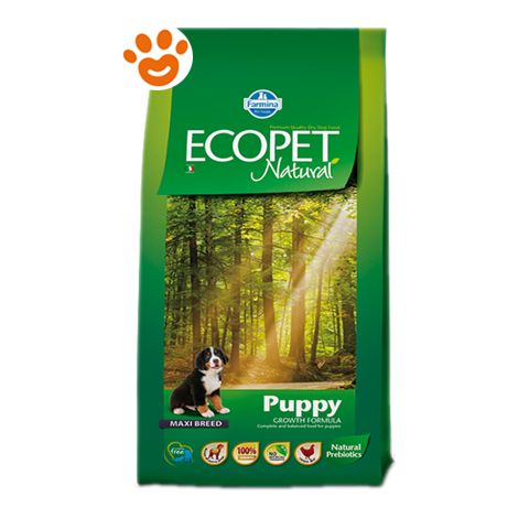 Farmina Ecopet Natural Dog Puppy Maxi Pollo  - Farmina Ecopet Natural Dog Puppy Maxi Pollo - Sacco Da 12 Kg