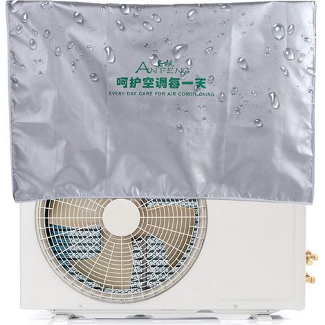 Thicker Outdoor Air Conditioner Cover Waterproof Cover for Outdoor Units (3 Pieces (92 x 35 x 69))