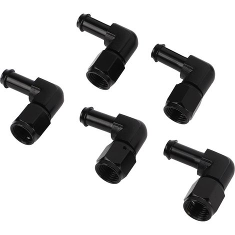 5 90°-Auslaufsichere Kraftstoffverschraubungen 6AN-Innengewinde auf 3/8-Zoll-Schlauchanschlussadapter (1/5)