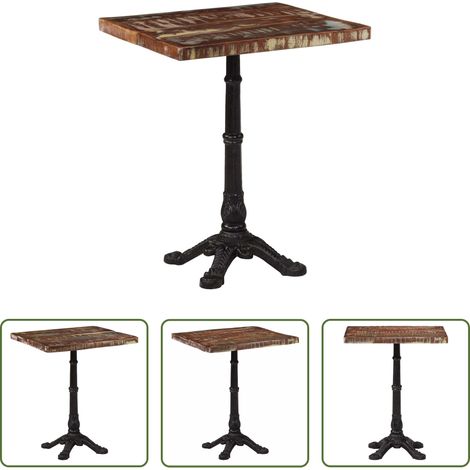 Bistrotisch - Bistrotisch 60x60x76 cm Altholz Massiv (1/5)