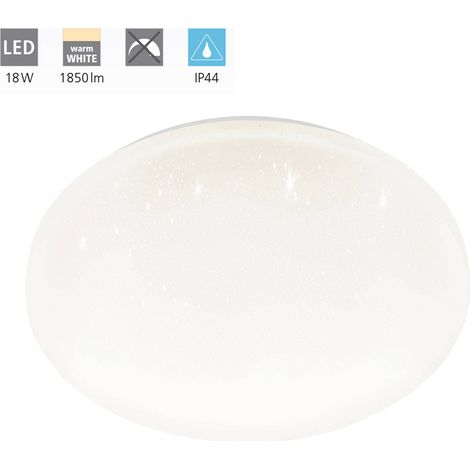 Plafoniera Moderna Frania-S Acciaio Bianco Luce Led Integrato 15W (1/5)