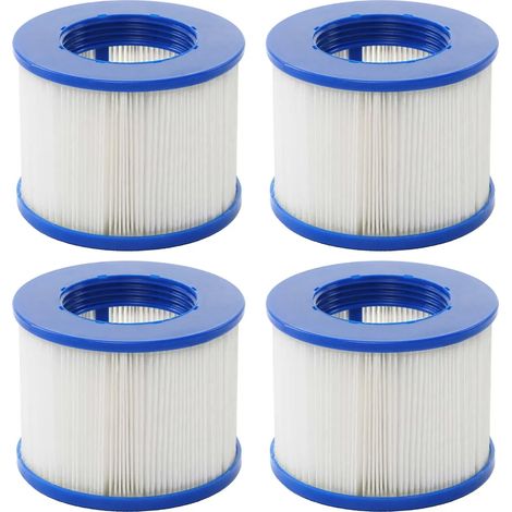 4 cartucce filtro per spa gonfiabile GYMAX SPA PMSPA-P154 8106 piscina