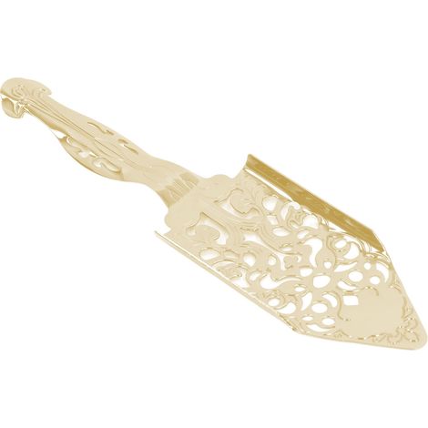 Cuillère Filtre Absinthe en Acier Inoxydable, Cuillère à Sucre Creuse pour Cocktail à l'Absinthe, Accessoire Bar Doré (1/5)