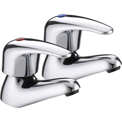 Bristan VA CN 1/2 C Value Contemporary Basin Taps Chrome