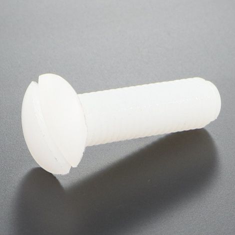 Vis métaux Tête fraisée bombée TFB Fendue M4X16 nylon naturel